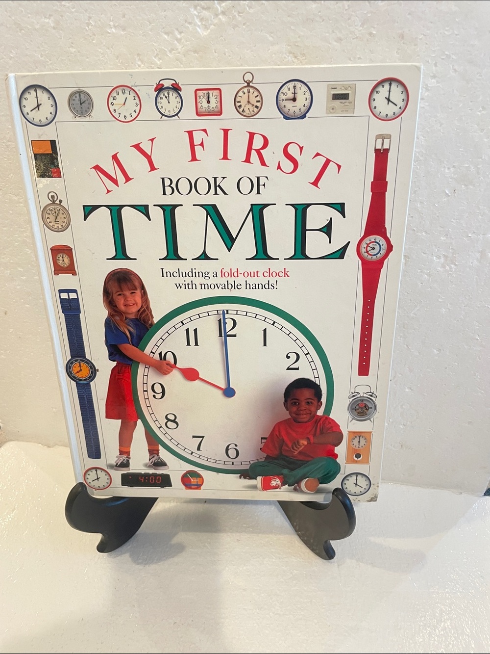 Discovery toys My First Book of Time Interactive Kids Learning 1st Edition Book